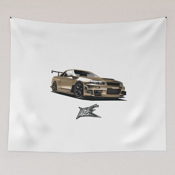 Item preview, skyline gtr r34 royal gold  designed and sold by NaquashM.