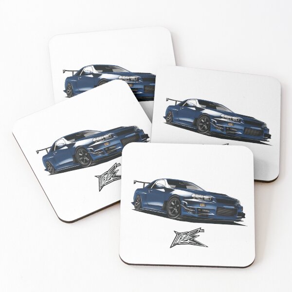 Item preview, skyline gtr r34 blue  designed and sold by NaquashM.
