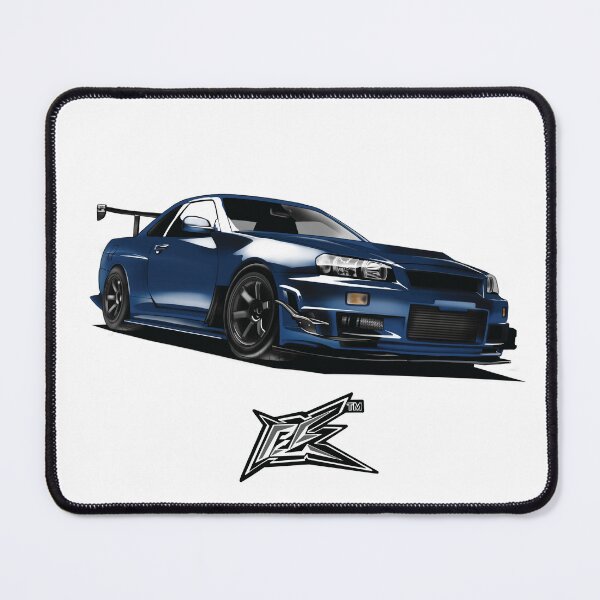 Item preview, skyline gtr r34 blue  designed and sold by NaquashM.