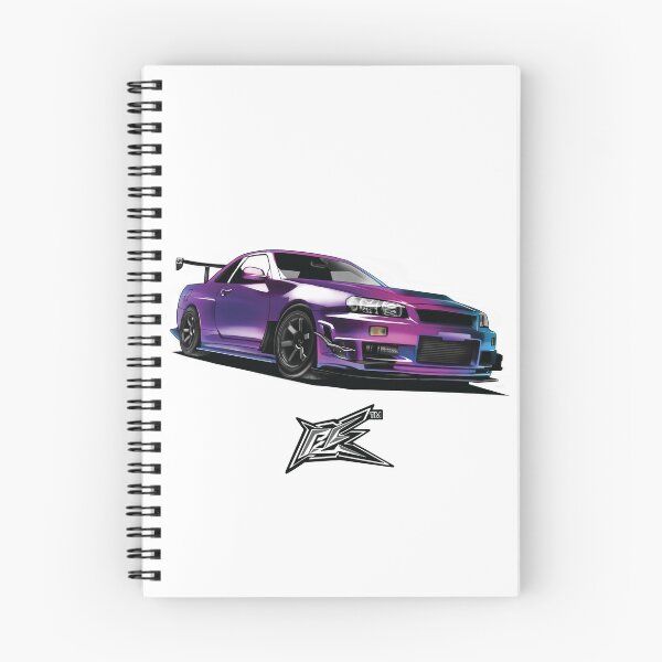 Item preview, skyline gtr r34 colorshift purple  designed and sold by NaquashM.