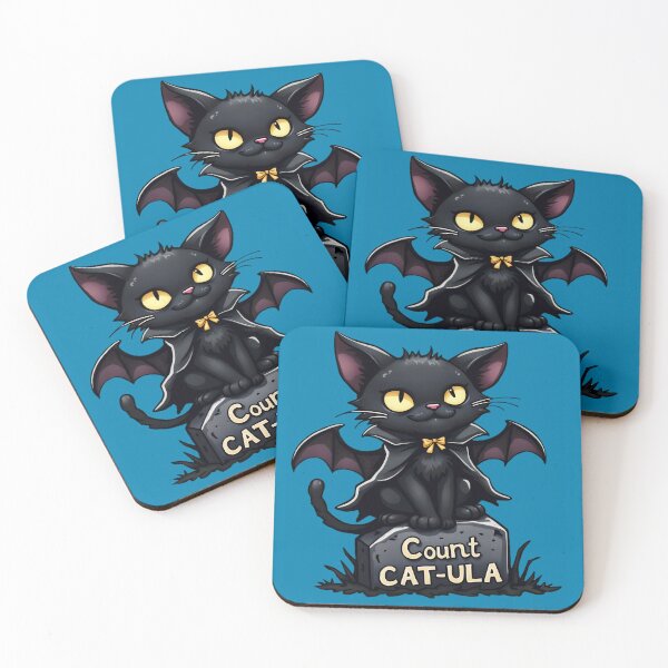Item preview, Count Catula Cute Halloween Cat designed and sold by AlphaTeez.