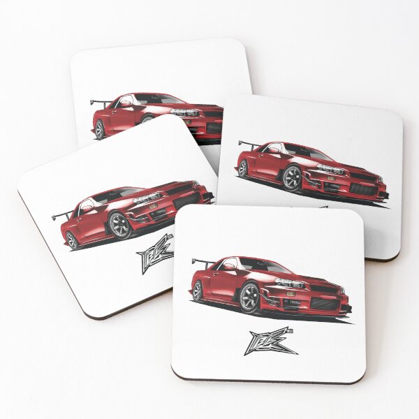 Item preview, nismo nissan skyline gtr r34 red designed and sold by NaquashM.