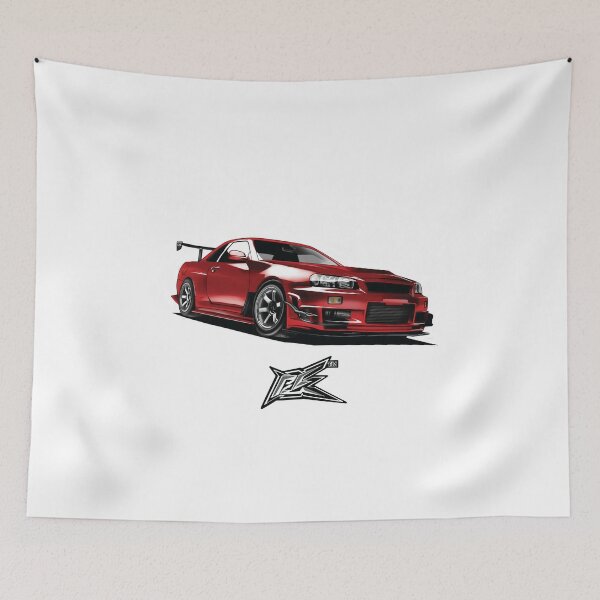 Item preview, nismo nissan skyline gtr r34 red designed and sold by NaquashM.