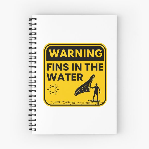 Item preview, Warning - foils in the water designed and sold by Barrelofficiel.