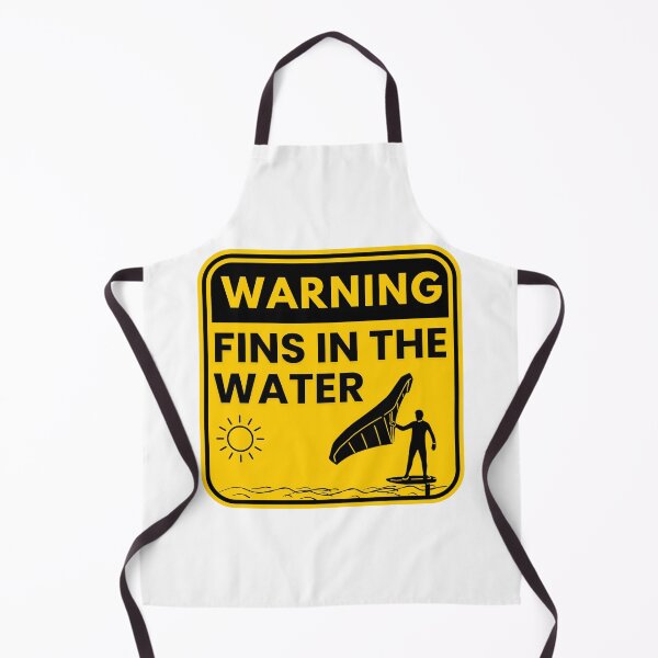Item preview, Warning - foils in the water designed and sold by Barrelofficiel.