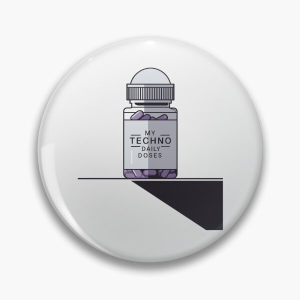 Item preview, My Techno Daily Dosage  – Music Pill Bottle Design designed and sold by paulo silveira.