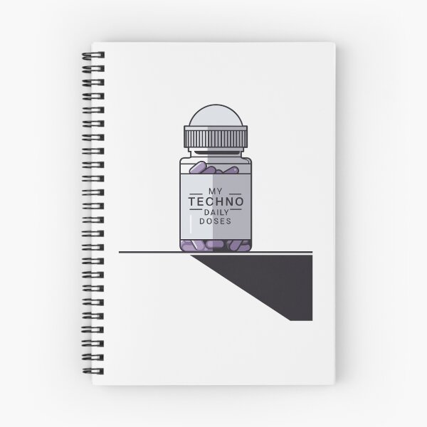 Item preview, My Techno Daily Dosage  – Music Pill Bottle Design designed and sold by paulo silveira.