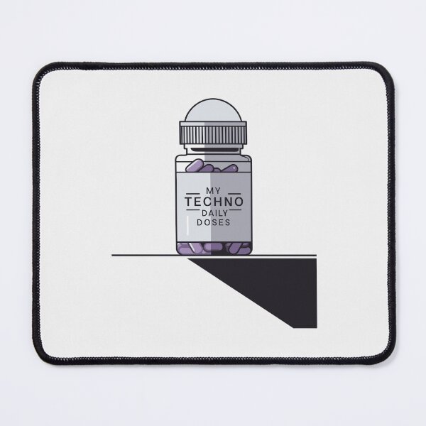 Item preview, My Techno Daily Dosage – Music Pill Bottle Design designed and sold by paulo silveira.