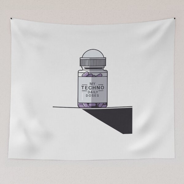 Item preview, My Techno Daily Dosage  – Music Pill Bottle Design designed and sold by paulo silveira.