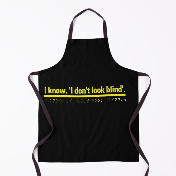 Item preview, I know. 'I don't look blind'. - Yellow designed and sold by Bad Zombie .