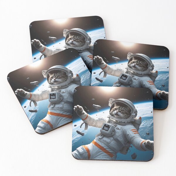 Item preview, Astronaut Cat designed and sold by PixelParadies.