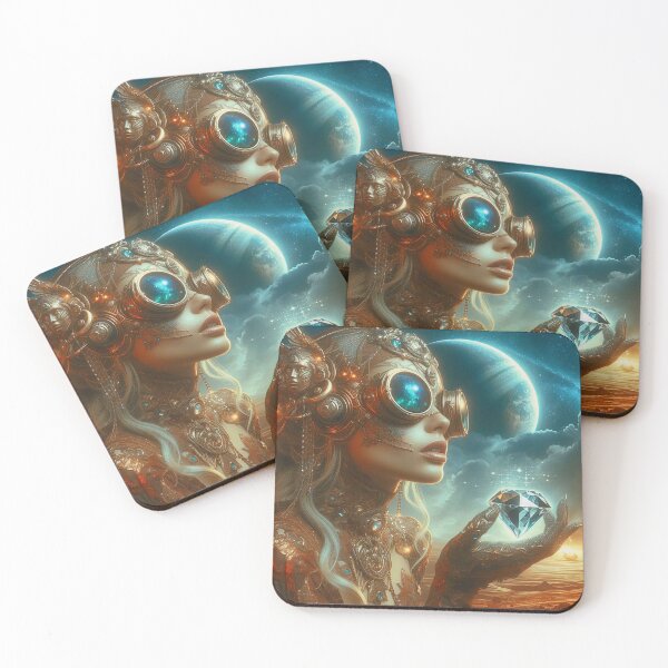 Item preview, Fantasy Steampunk girl designed and sold by FRStudio2024.