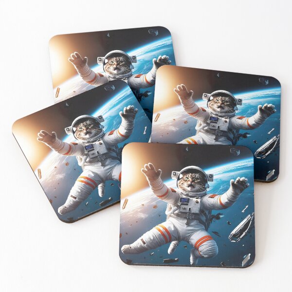 Item preview, Astronaut Cat designed and sold by PixelParadies.