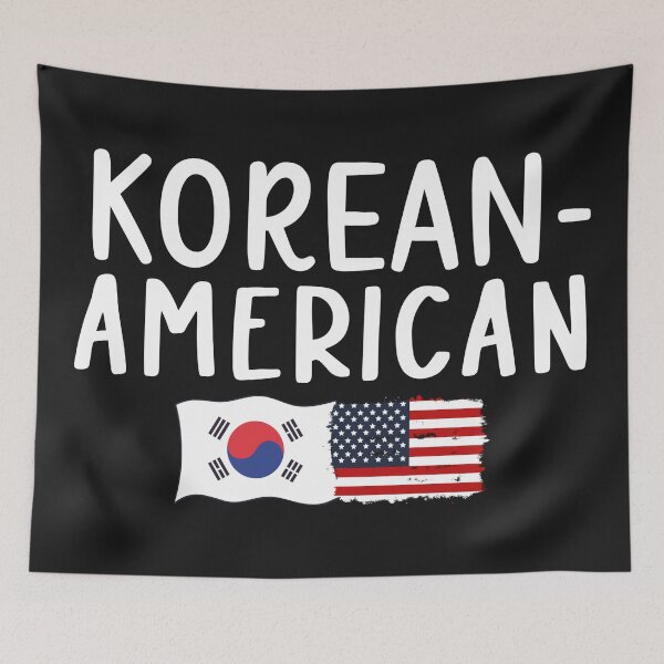 Item preview, Korean American Pride Flag  designed and sold by HowToCanadian.