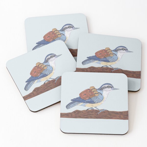 Item preview, NUTHATCH ON A NATURE WALK designed and sold by BeritValk.