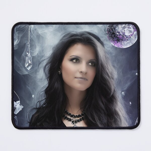 Item preview, Witchcraft, young witch with crystal ball designed and sold by Jennifer Morcom.