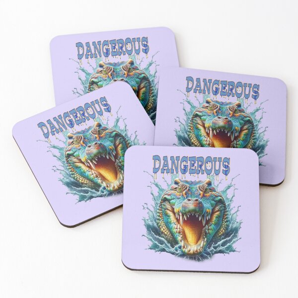 Item preview, I am dangerous warns the monster crocodile designed and sold by LoneAngel.