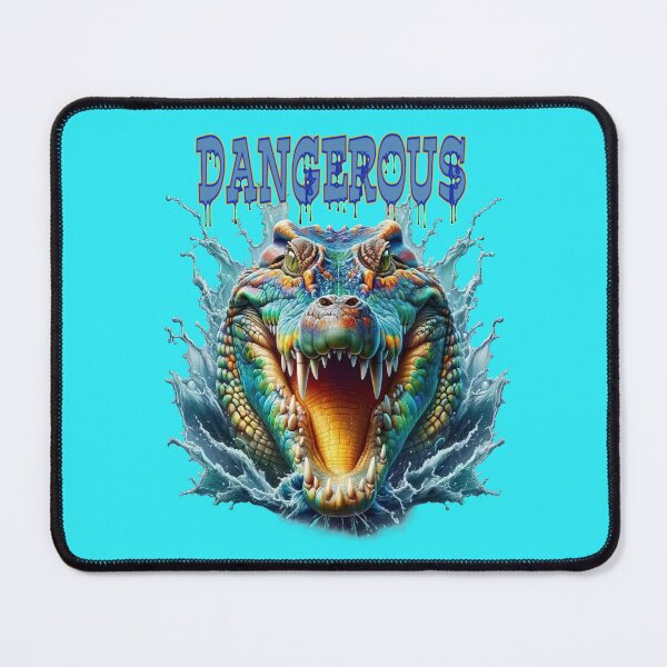 Item preview, I am dangerous warns the monster crocodile designed and sold by LoneAngel.