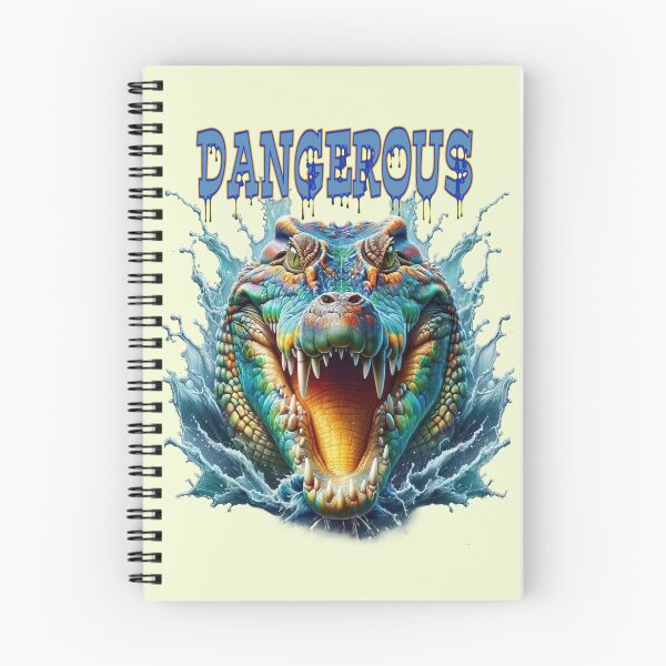 Item preview, I am dangerous warns the monster crocodile designed and sold by LoneAngel.