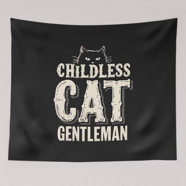 Item preview, Childless Cat Gentleman designed and sold by wowwowmeow.