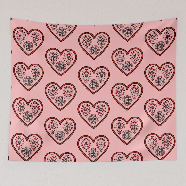 Item preview, Folk pattern of Polish highlanders Valentines day designed and sold by mikistudio.