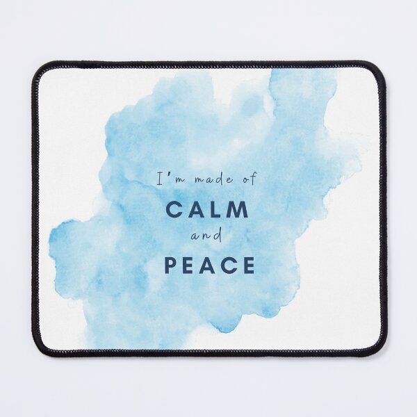 Item preview, "I'm made of Calm & Peace" watercolor style designed and sold by La Sorcière Indigo.