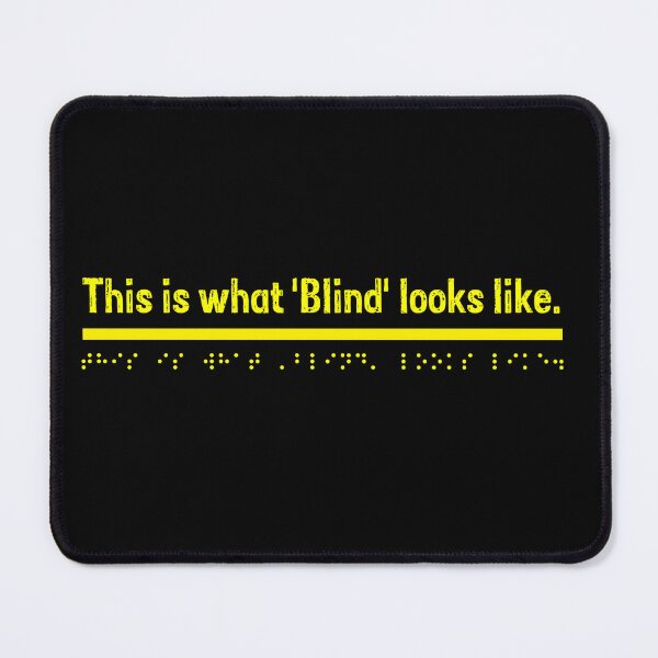 Item preview, This is what 'Blind' looks like - Yellow designed and sold by Bad Zombie .