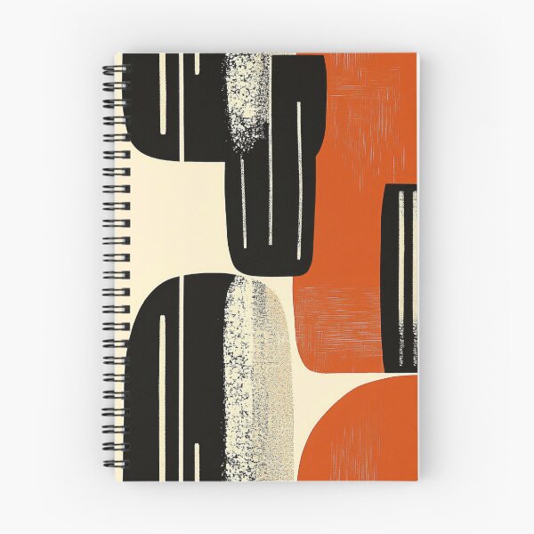 Item preview, Bold Retro Abstract Shapes Art Print designed and sold by PaintbrushPlace.