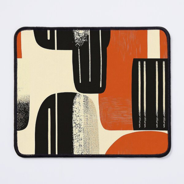 Item preview, Bold Retro Abstract Shapes Art Print designed and sold by PaintbrushPlace.