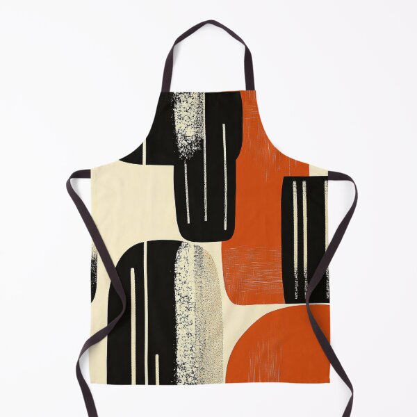Item preview, Bold Retro Abstract Shapes Art Print designed and sold by PaintbrushPlace.