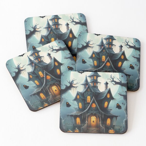 Item preview, Spooky Halloween House With Bats designed and sold by Adam Regester.