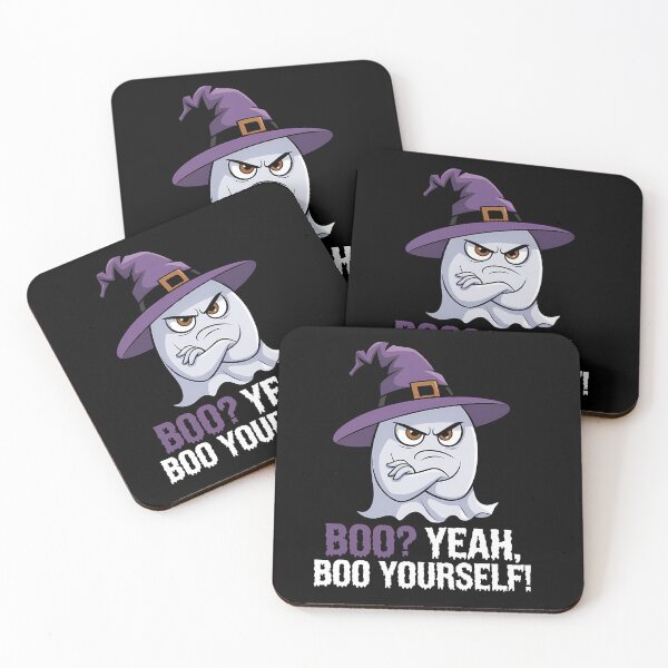 Item preview, Dislike Hating Halloween Funny Annoyed Grumpy Ghost designed and sold by Infinitee8hirts.