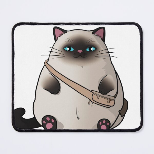 Item preview, "Meet My Chubby Siamese Cat – The Ultimate Lap Companion!" designed and sold by Pearlsiwa.