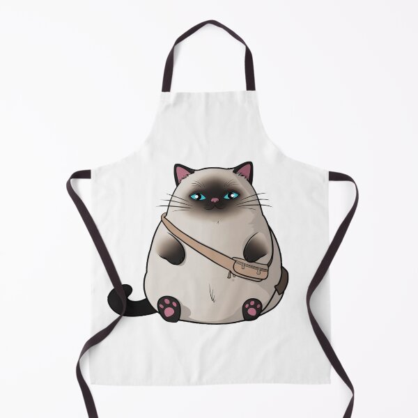 Item preview, "Meet My Chubby Siamese Cat – The Ultimate Lap Companion!" designed and sold by Pearlsiwa.