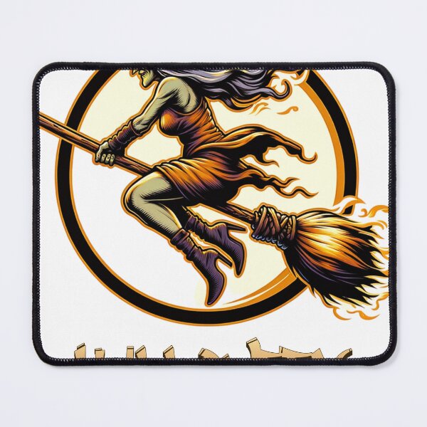 Item preview, Flipping the Switch Witch Riding Broomstick Halloween Party designed and sold by marwanerrady.