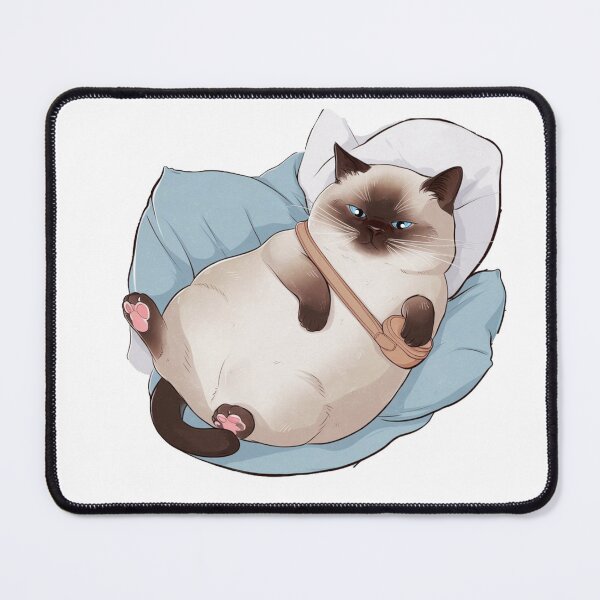 Item preview, "Meet My Chubby Siamese Cat – The Ultimate Lap Companion!" designed and sold by Pearlsiwa.