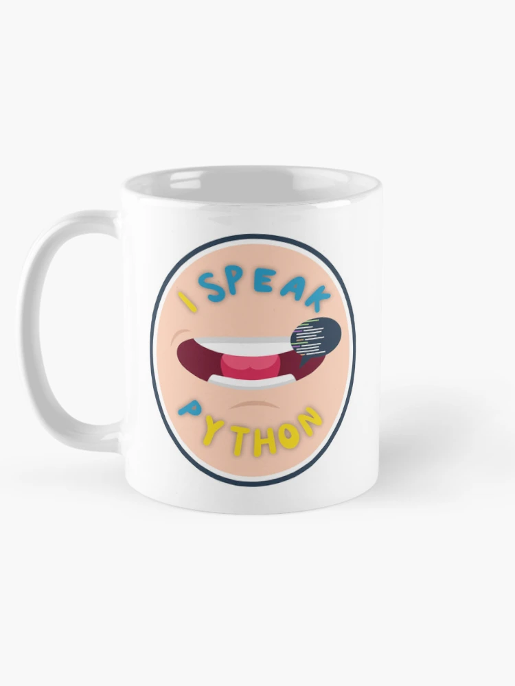 Thumbnail 5 of 6, Coffee Mug, I speak python designed and sold by Reesh-Store.