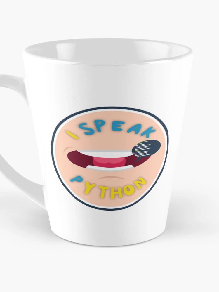 Thumbnail 3 of 4, Coffee Mug, I speak python designed and sold by Reesh-Store.