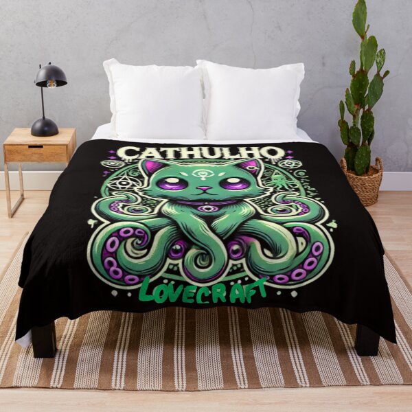Item preview, Cathulho – The Lovecraftian Cat of Nightmares designed and sold by EcoArtTees.