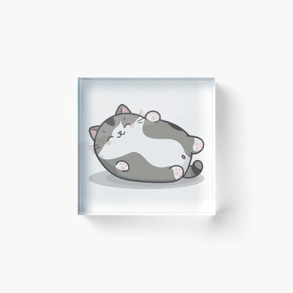 Item preview, "Chubby Cat Chronicles – A Day in the Life of My Round Feline Friend!" designed and sold by Pearlsiwa.