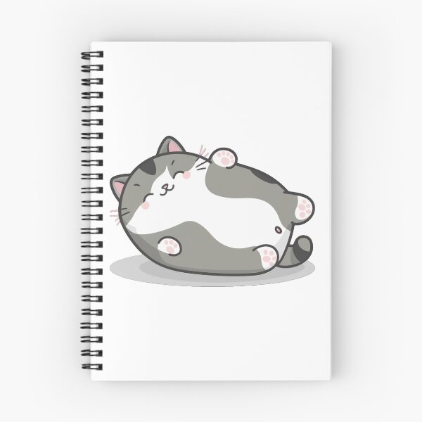 Item preview, "Chubby Cat Chronicles – A Day in the Life of My Round Feline Friend!" designed and sold by Pearlsiwa.