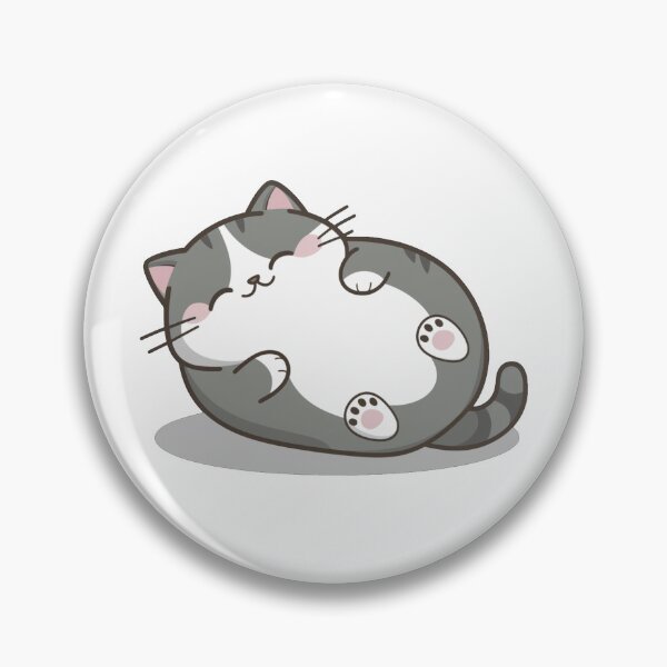 Item preview, "Chubby Cat Chronicles – A Day in the Life of My Round Feline Friend!" designed and sold by Pearlsiwa.