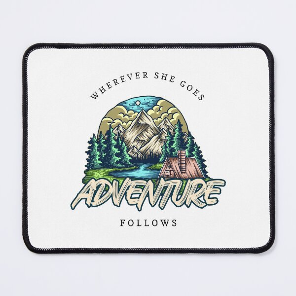 Item preview, Wherever She Goes, Adventure Follows Female Travel T-Shirt designed and sold by SS-Tee-Hub.
