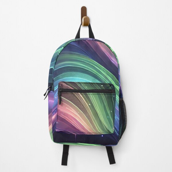 Item preview, Aurora Borealis-Inspired Flowing Waves designed and sold by TeslaSt0re.