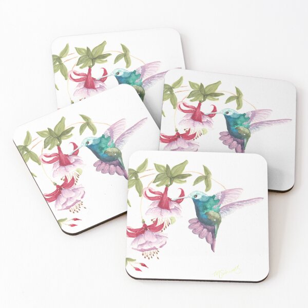 Item preview, Hummingbird with Fuchsias designed and sold by mpschwartz51.