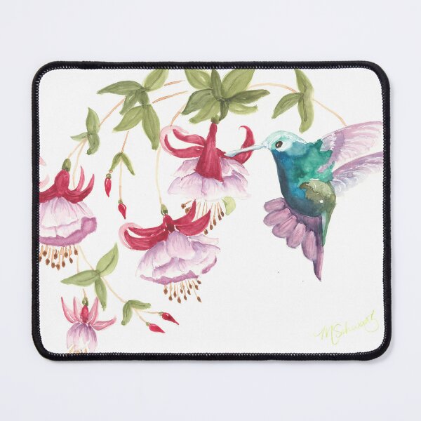 Item preview, Hummingbird with Fuchsias designed and sold by mpschwartz51.