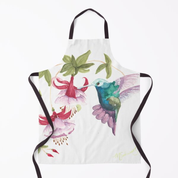 Item preview, Hummingbird with Fuchsias designed and sold by mpschwartz51.