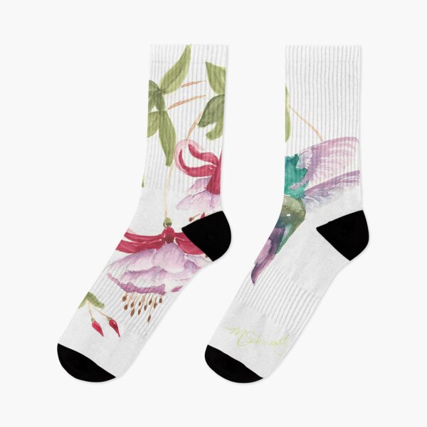 Item preview, Hummingbird with Fuchsias designed and sold by mpschwartz51.