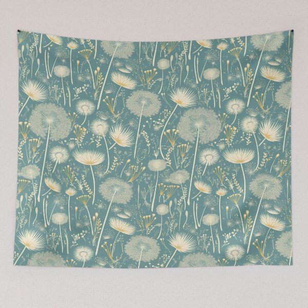 Item preview, Graceful Dandelion Seeds in Flight - Minimalist and Elegant Pattern Design designed and sold by Windy-market.