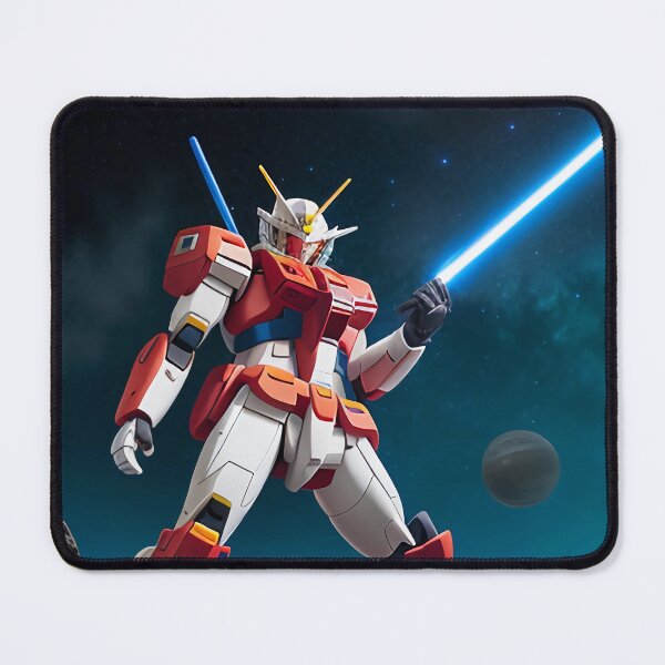 Item preview, mecha robot jump over sea (red gundam like) designed and sold by Leo-Fein.